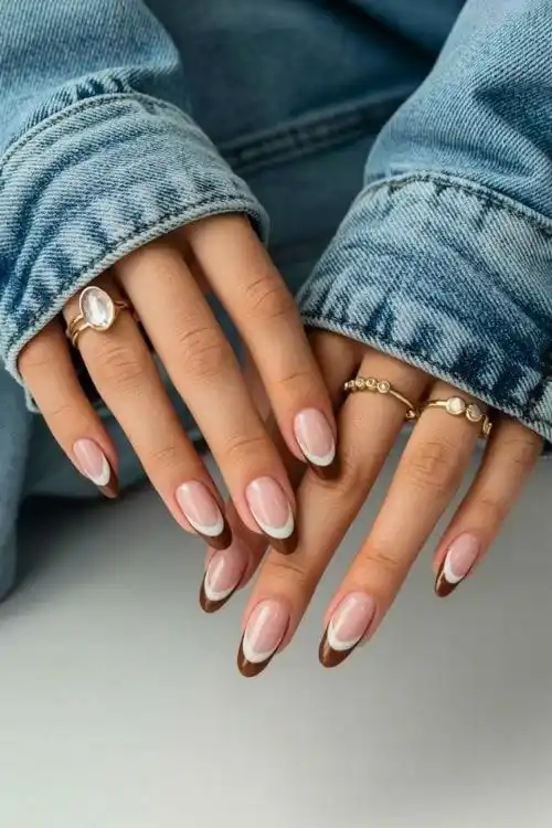 16 Cute Fall Nails That Make Your Cozy Season Look 10x Better 4 Cute Fall French Tips