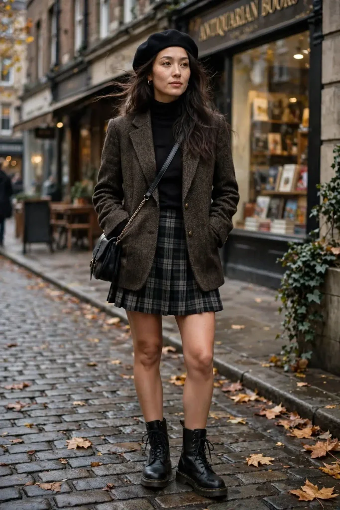 14 Edgy Fall Outfits That'll Make Your Closet Actually Interesting 15 Dark Academia Meets Street Edge