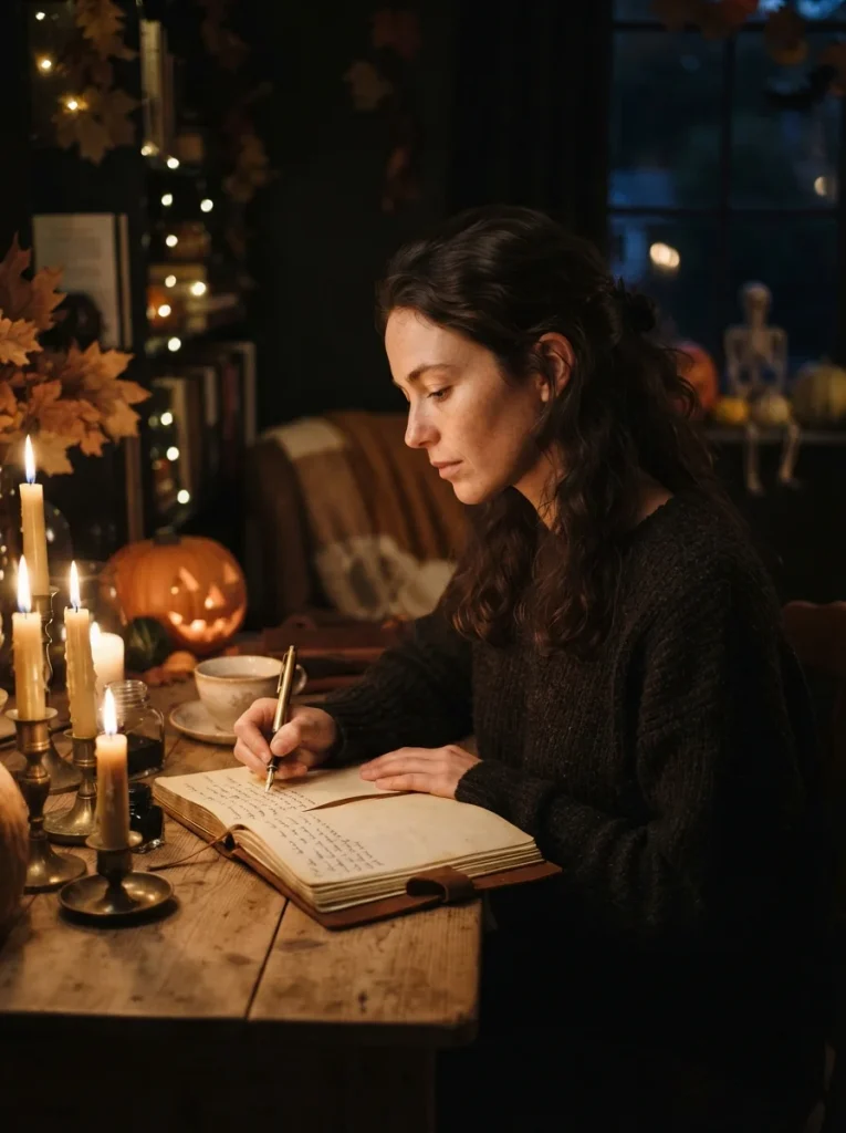17 Halloween Activities Worth Actually Planning For 4 Do a candlelit tarot or journaling night