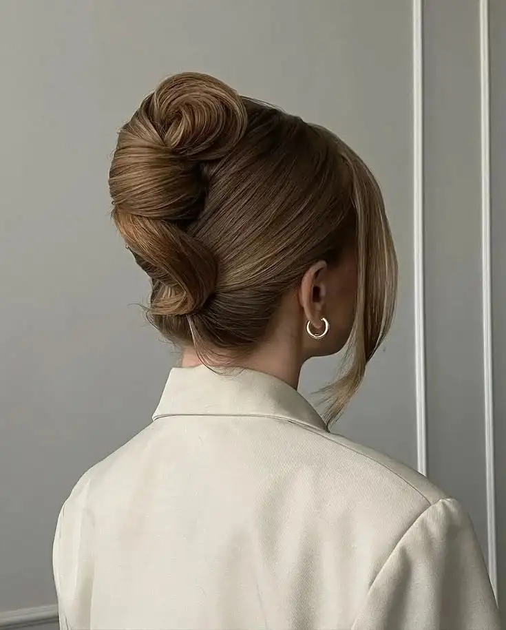 Make Busy Mornings Easier with 16 Work Hairstyles for Long Hair 16 Elegant French Twist