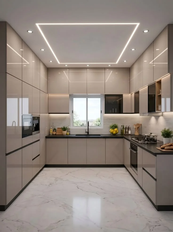 18 Modern Kitchen Ideas That Look Straight Out of a Pinterest Dream (But Are Actually Livable) 7 Floor to Ceiling Cabinets