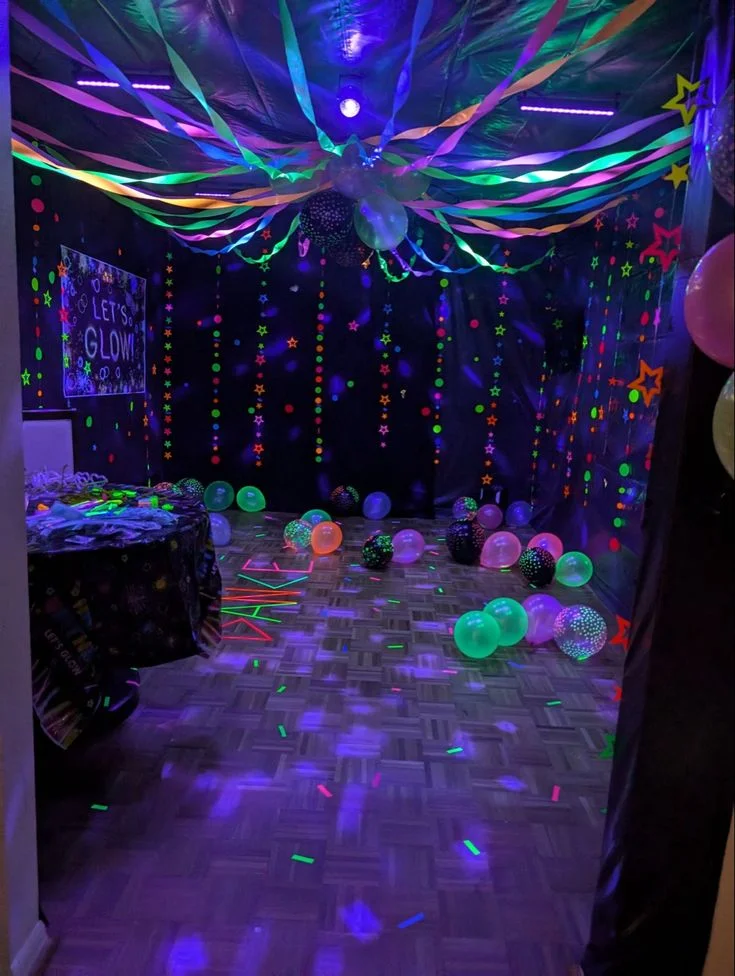 17 Halloween Activities That Make Spooky Season Way More Fun 7 Glow Stick Night Hunt