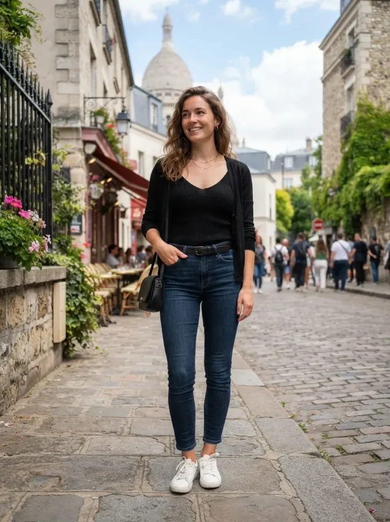 Going Out Top Jeans Packable Shrug