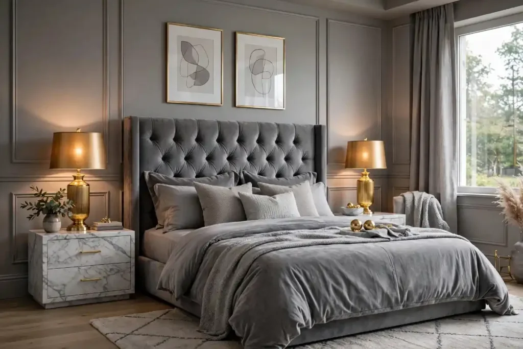 18 Grey Bedroom Ideas That Look Straight Out of a Luxury Pinterest Board 15 Grey Bedroom Ideas