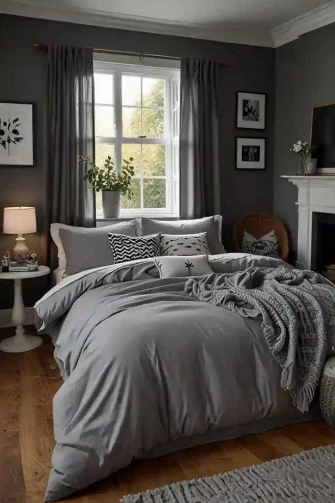 18 Grey Bedroom Ideas That Look Straight Out of a Luxury Pinterest Board 13 Grey Boho Bedroom