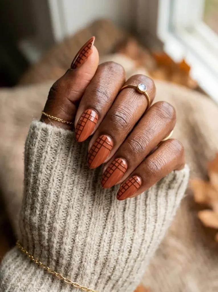 13 Fall Aesthetic Nails, Curated Like a Feed You'd Actually Want to Scroll 2 Grid Slot Top Left