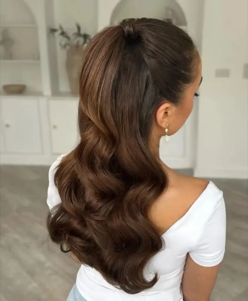 Your Wedding Look Just Got Easier: 16 Simple Wedding Hairstyles That Feel Effortlessly Beautiful 10 Half Up Ponytail