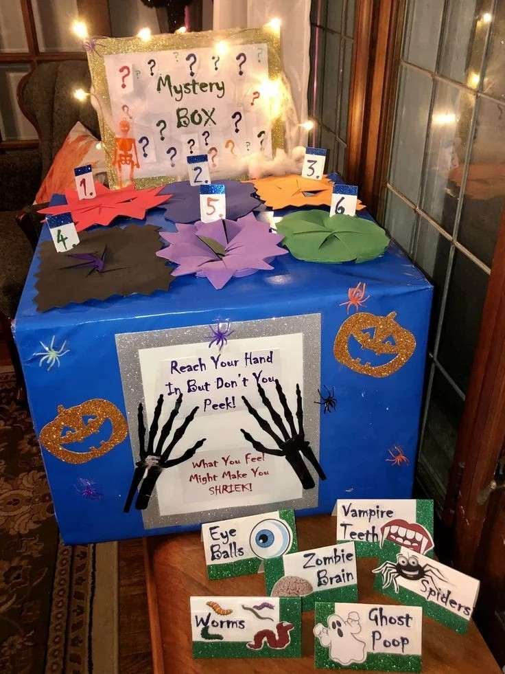 17 Halloween Activities That Make Spooky Season Way More Fun 1 Halloween Mystery Box Challenge