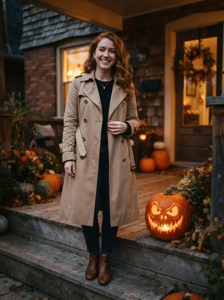 Just their own outfit plus one seasonal accessory nearby