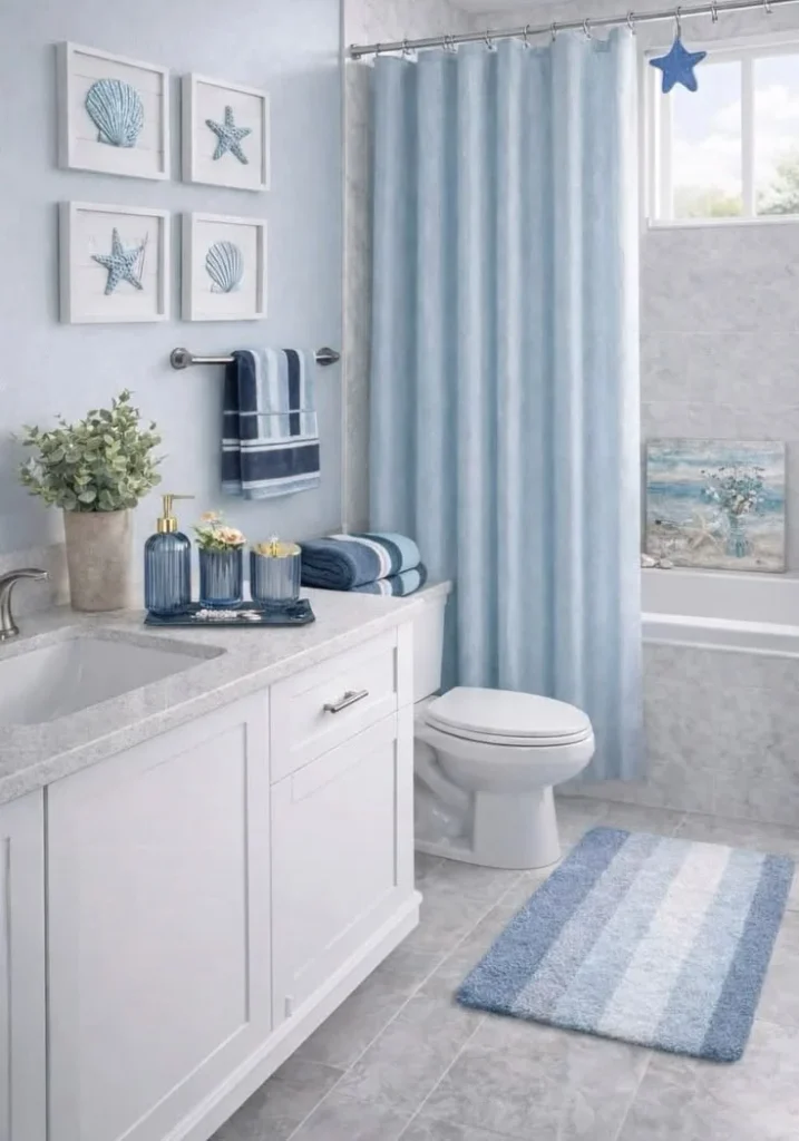 18 Guest Bathroom Ideas So Good Your Visitors Might “Accidentally” Stay Longer 13 Layer Different Textures