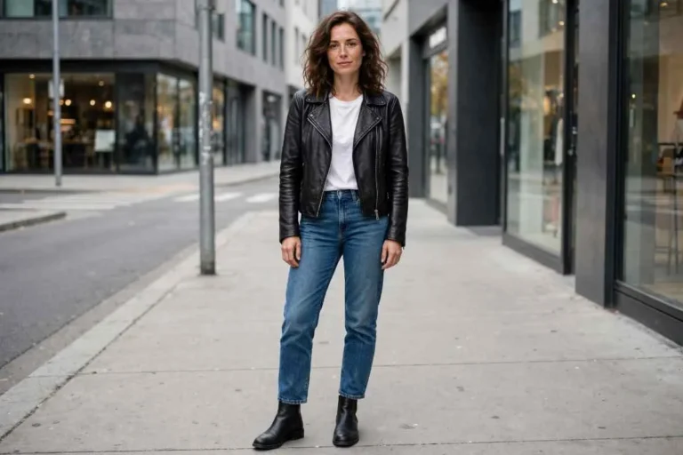 Leather Jacket Fall Outfits