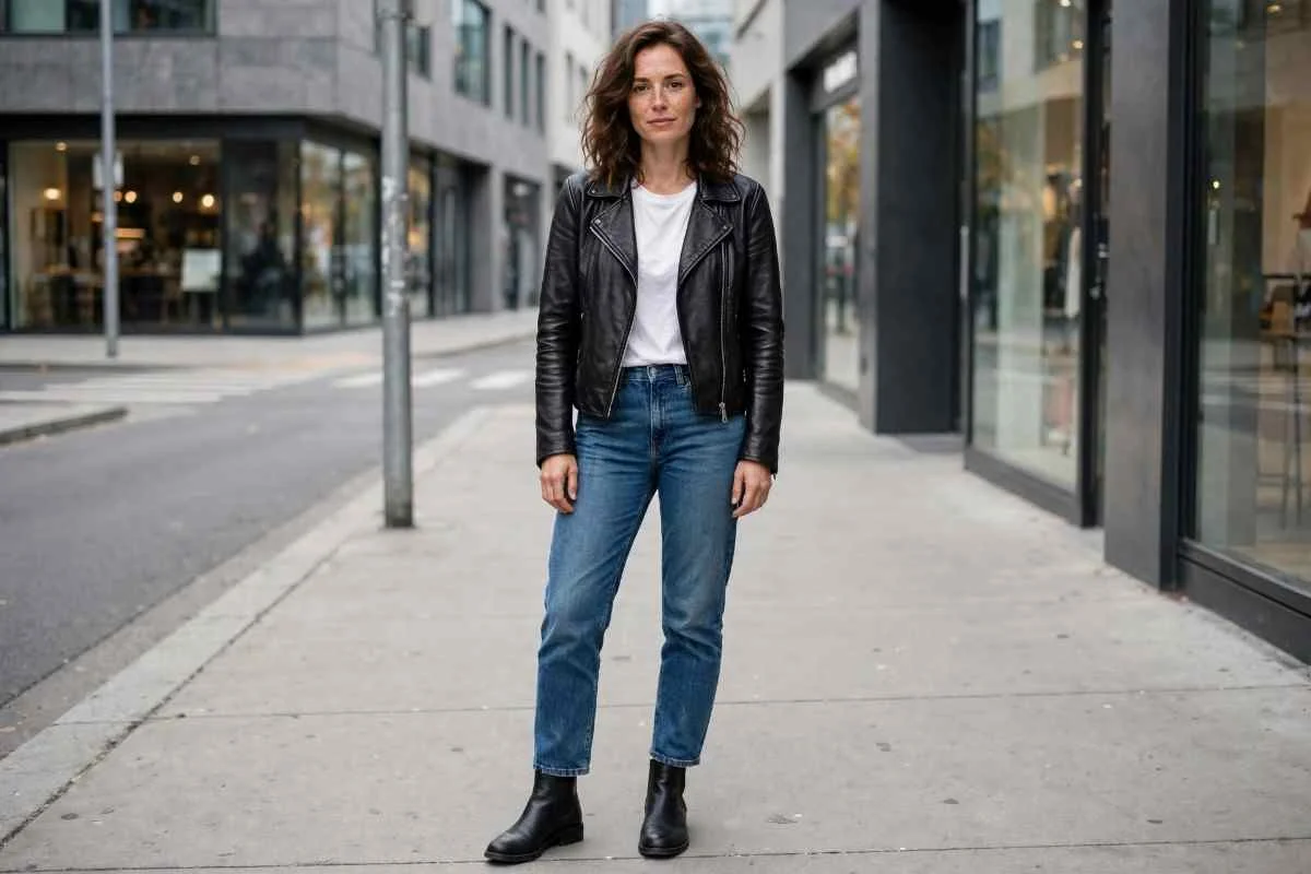 Leather Jacket Fall Outfits
