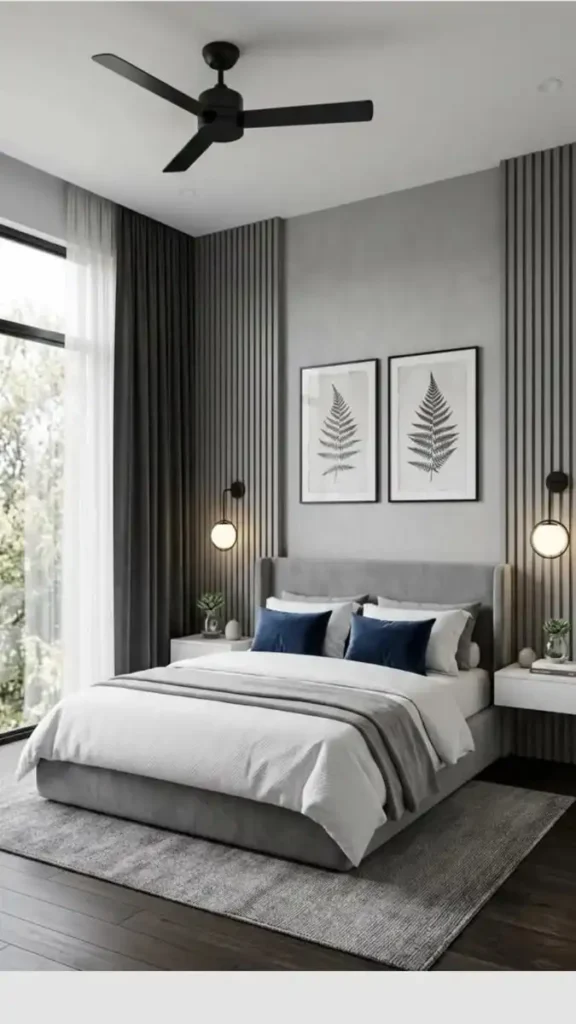 18 Grey Bedroom Ideas That Look Straight Out of a Luxury Pinterest Board 6 Light Grey Scandinavian Style