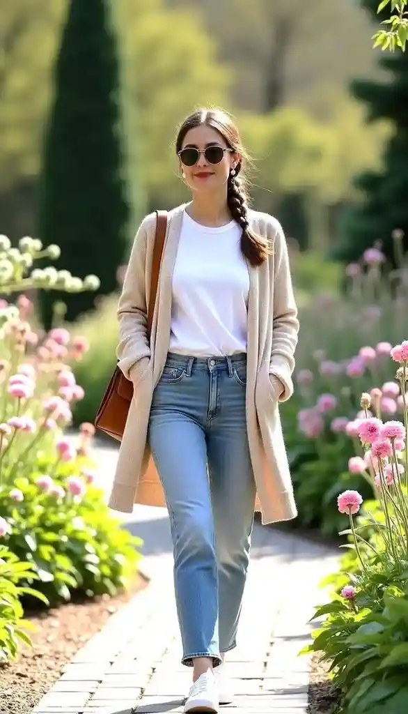 Cozy Meets Chic: 14 Fall Sweater Outfits You’ll Want to Wear on Repeat 9 Long Cardigan With a Basic Tee and Jeans