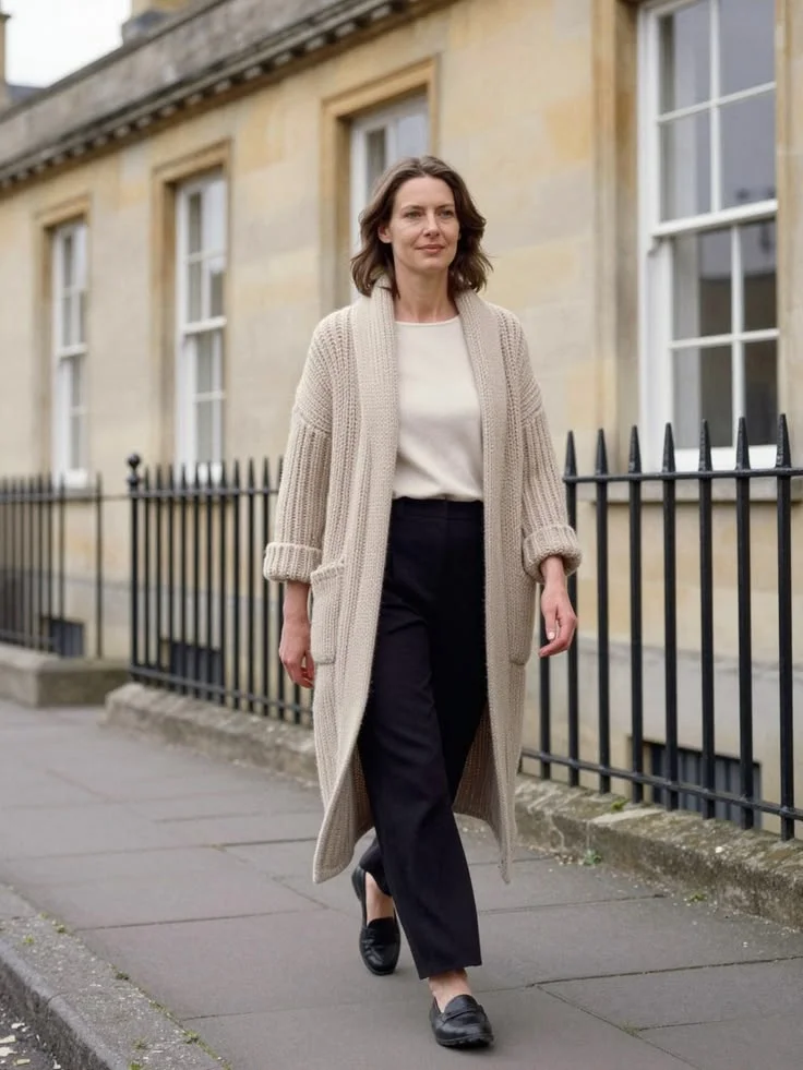 Your Fall Closet Just Got Better: 15 Classy Fall Outfits That Feel Effortlessly Chic 9 Long Cardigan With a Belted Waist