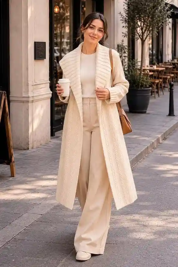 Cozy, Chic, and Easy: 17 Fall Fashion Outfits Ideas You’ll Want to Recreate 18 Long Coat With a Knit Set