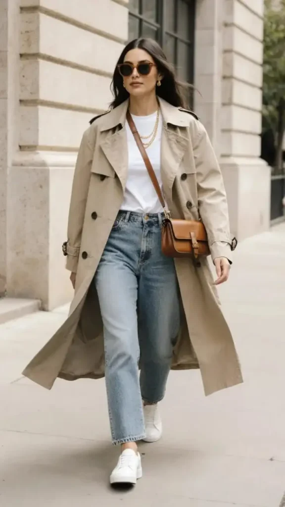 Your Fall Wardrobe Just Got Cooler: 14 Edgy Fall Outfits with Serious Attitude 14 Long Trench Coat with a Monochrome Base