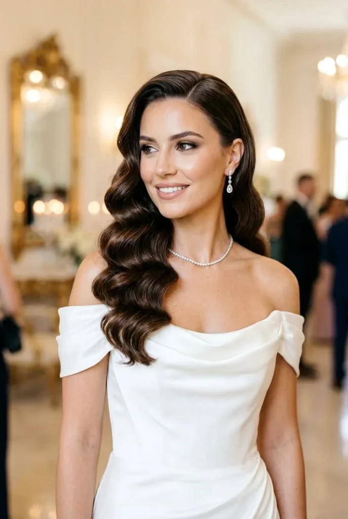 18 Church Hairstyles Ideas That Look Classy, Cute, and Effortlessly Put Together 4 Loose Curls with a Side Part