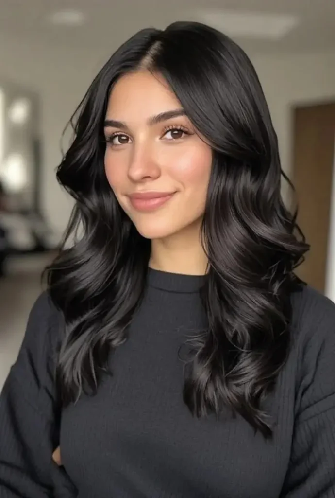 15 Teen Hairstyles Ideas That Make Everyday Hair Feel More Fun 2 Loose Waves with a Middle Part
