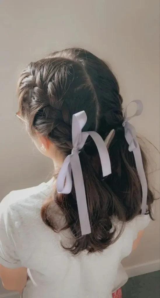 15 Teen Hairstyles Ideas That Make Everyday Hair Feel More Fun 10 Low Pigtails with Ribbons