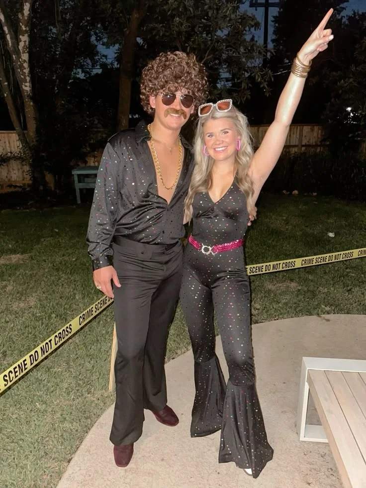 Couple Halloween Costumes That Are Cute, Clever, and Actually Fun to Wear 14 Matching Retro Disco Couple