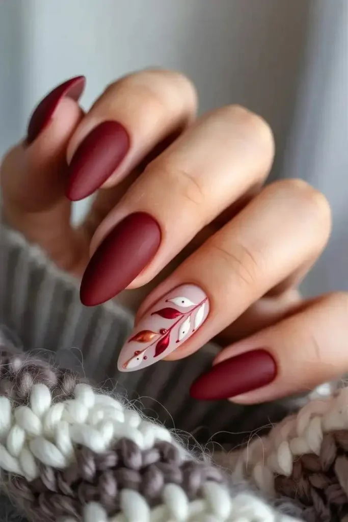 Red Fall Nails Are Having a Moment: 15 Red Fall Nails That Feel Perfect for the Season 5 Matte Wine Red Nails