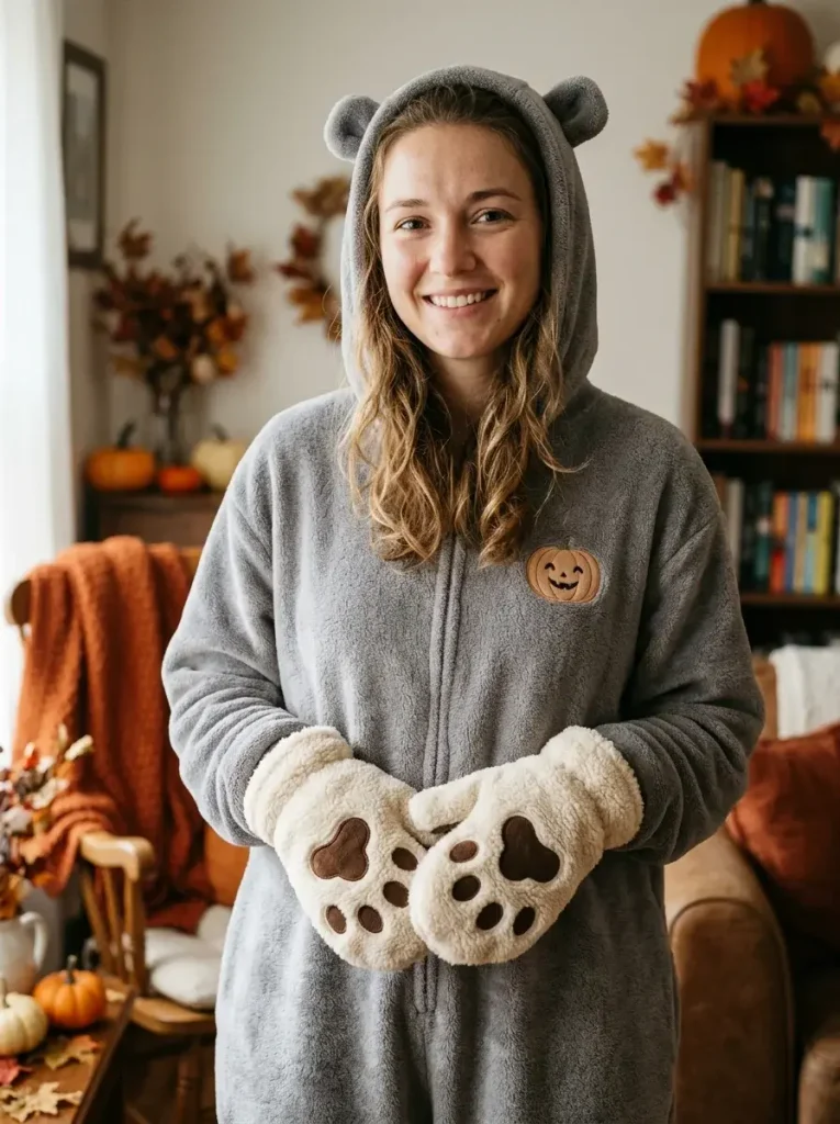 Mittens or soft paws over their hands