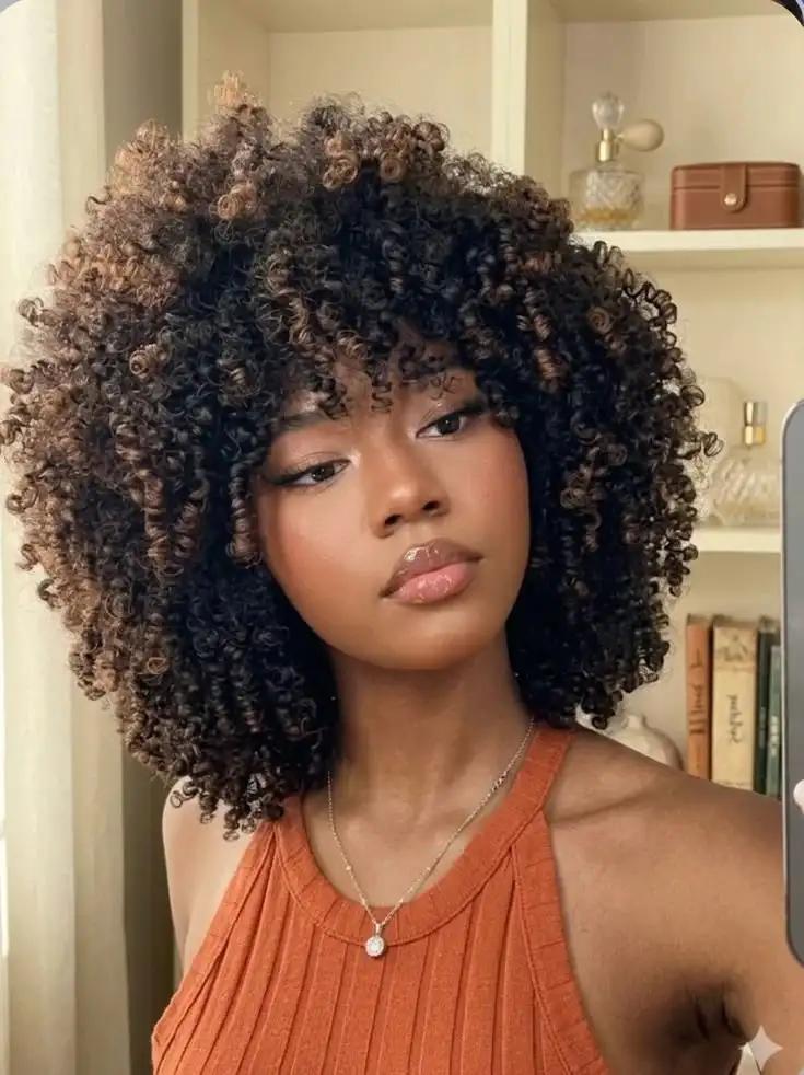 18 Church Hairstyles Ideas That Look Classy, Cute, and Effortlessly Put Together 6 Natural Afro with a Defined Shape