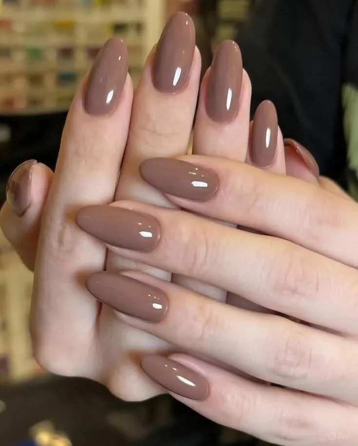 16 Simple Fall Nails That Make Your Autumn Look Instantly Better 3 Nude Fall Nails
