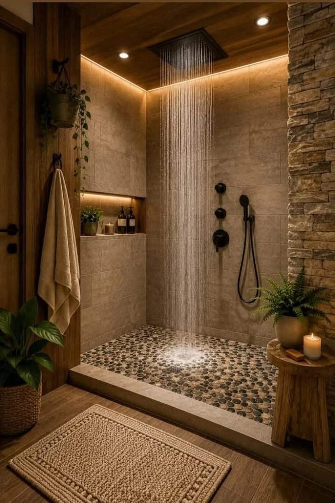 18 Bathroom Design Ideas So Good You’ll Suddenly Want to Become an Interior Designer 12 Open Shower Concepts