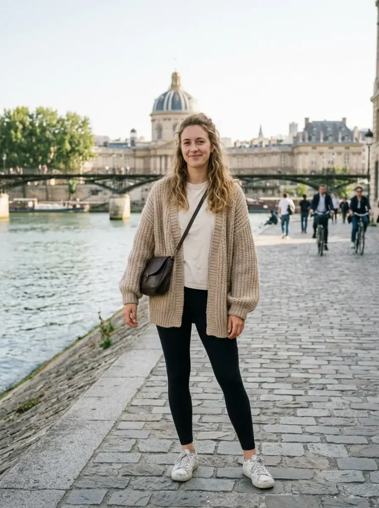 17 Fall Fashion Outfits That Will Instantly Upgrade Your Autumn Wardrobe 5 Oversized Cardigan and Leggings