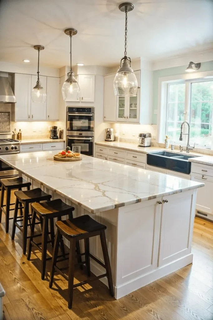 18 Trending Kitchen Ideas Everyone’s Copying Right Now (And Honestly? I Get It) 7 Oversized Kitchen Islands