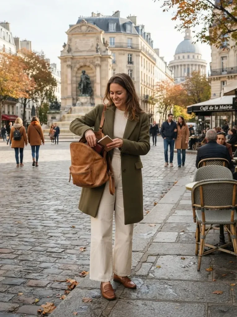 17 Office Fall Outfits, Scheduled Like a Real Tuesday 14 Packing Up