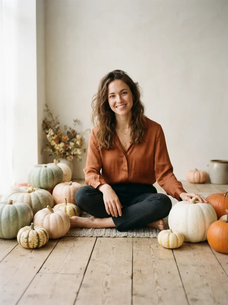17 Halloween Wallpaper Ideas, Decorated Room by Room for Your Phone Screen 3 Pumpkin Patch Minimal Halloween Wallpaper Ideas
