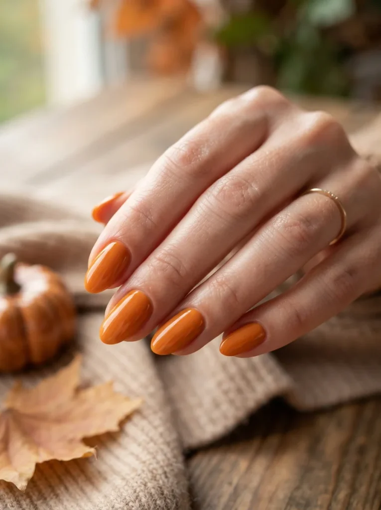 13 Fall Orange Nails, Stocked Like Jars on a Spice Rack 8 Pumpkin Puree