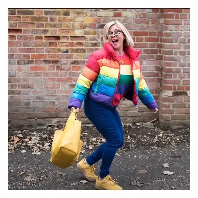 15 Halloween Costumes Teenage Girl Looks That Feel Cute, Trendy, and Totally Party-Ready 7 Rainbow Girl