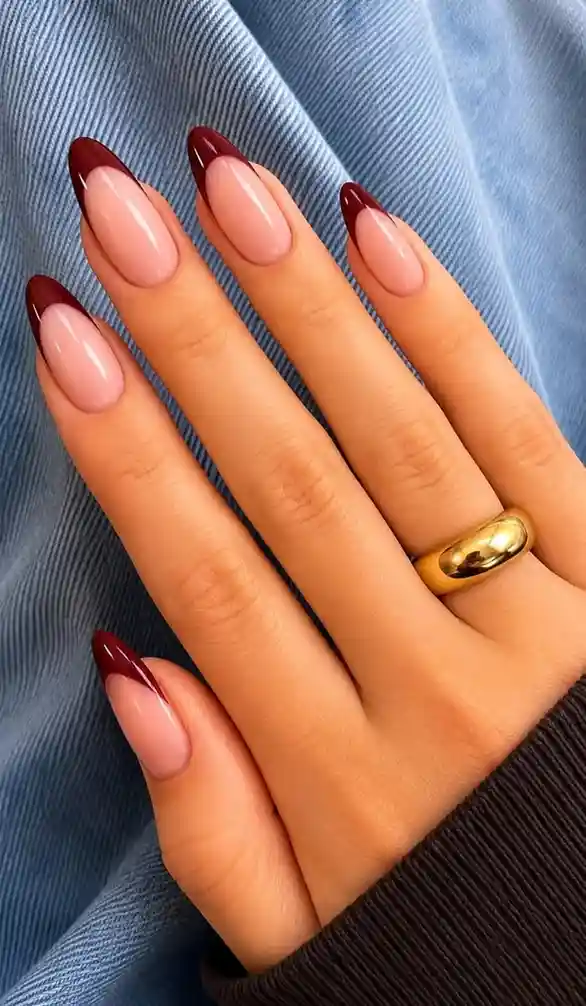 Red Fall Nails Are Having a Moment: 15 Red Fall Nails That Feel Perfect for the Season 3 Red French Tip Fall Nails