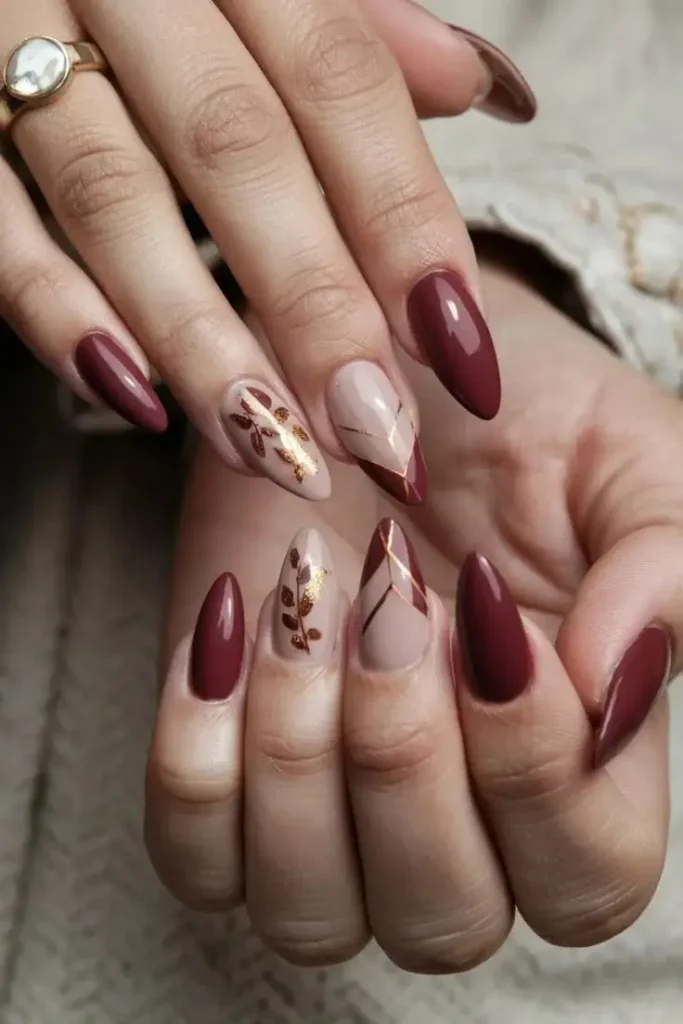 Red Fall Nails Are Having a Moment: 15 Red Fall Nails That Feel Perfect for the Season 8 Red Nails With Brown Accents