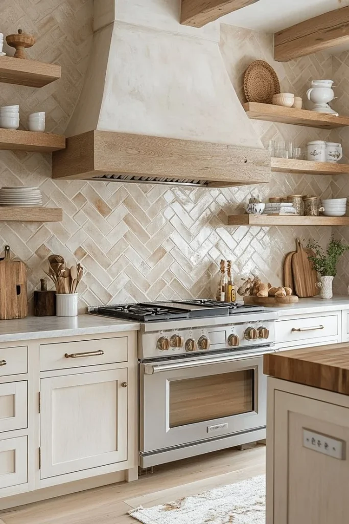 17 Kitchen Backsplash Ideas That Are So Chic, You’ll Suddenly Want to Cook Every Night 10 Rustic Brick Backsplash