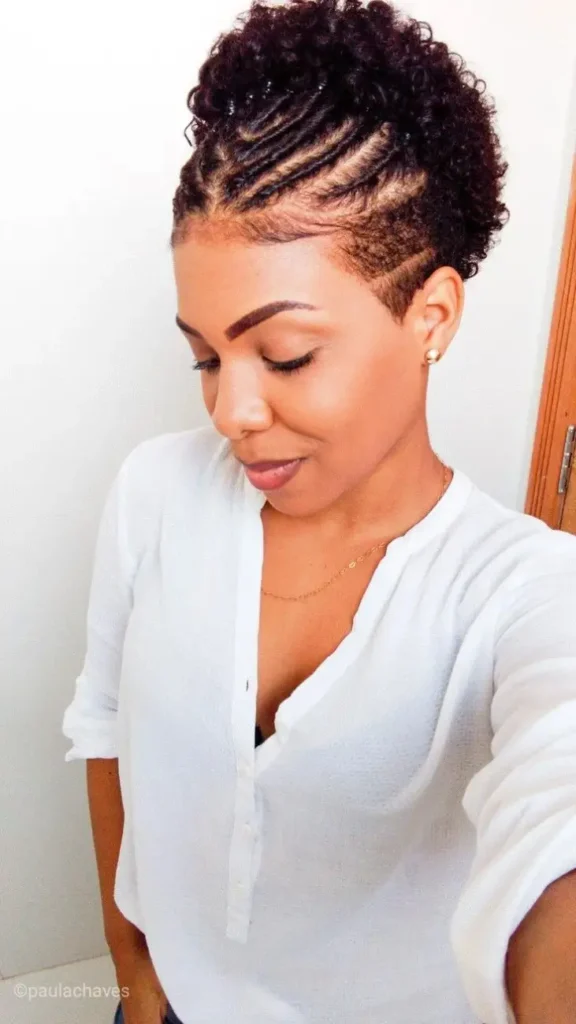 17 Short Natural Hairstyles Ideas That Look Cute, Fresh, and Seriously Stylish 17 Short Natural Faux Hawk With Braided Sides
