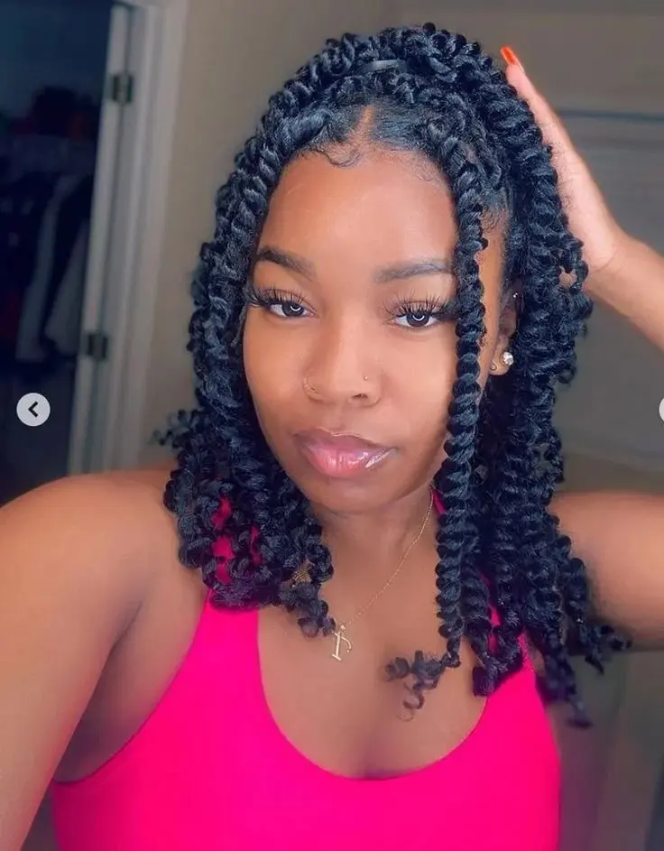 17 Short Natural Hairstyles Ideas That Look Cute, Fresh, and Seriously Stylish 13 Short Passion Twists
