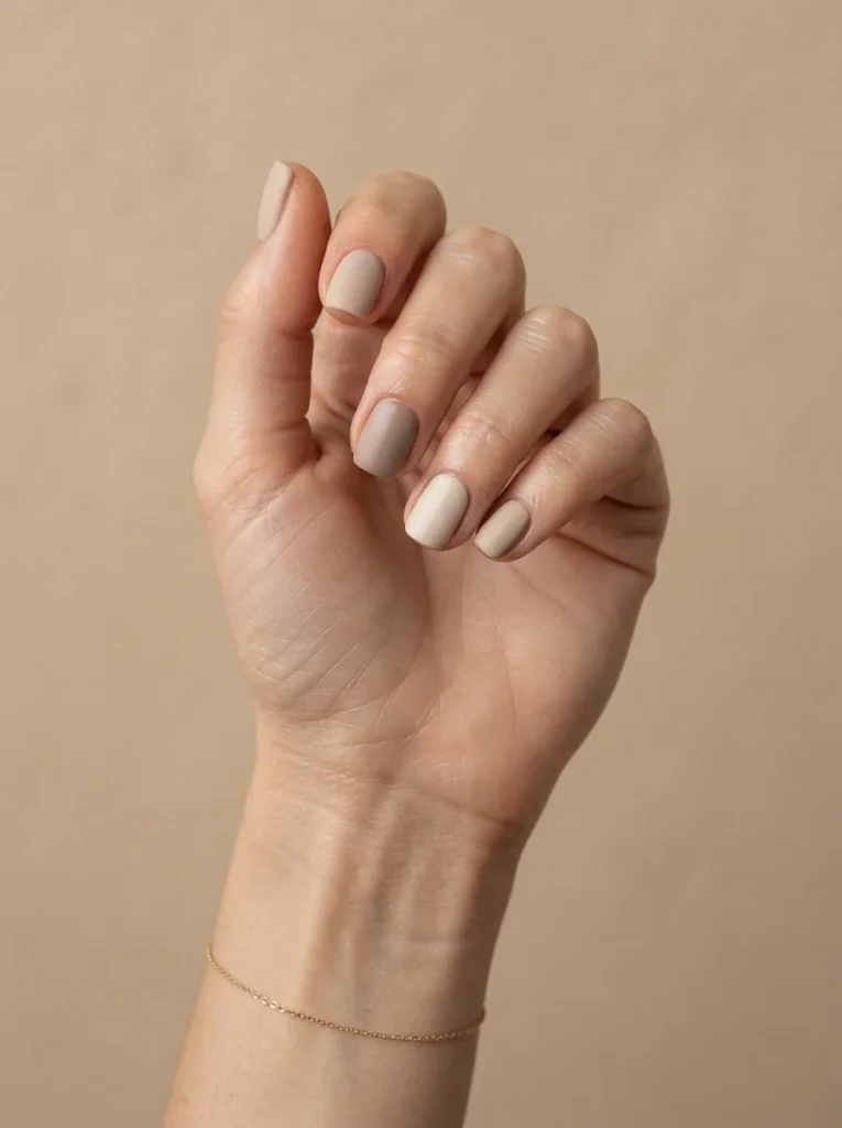 15 Fall Square Nails That Will Make Your Autumn Manicure Look Trendy and Elegant 12 Short Square Fall Nails With Soft Neutrals