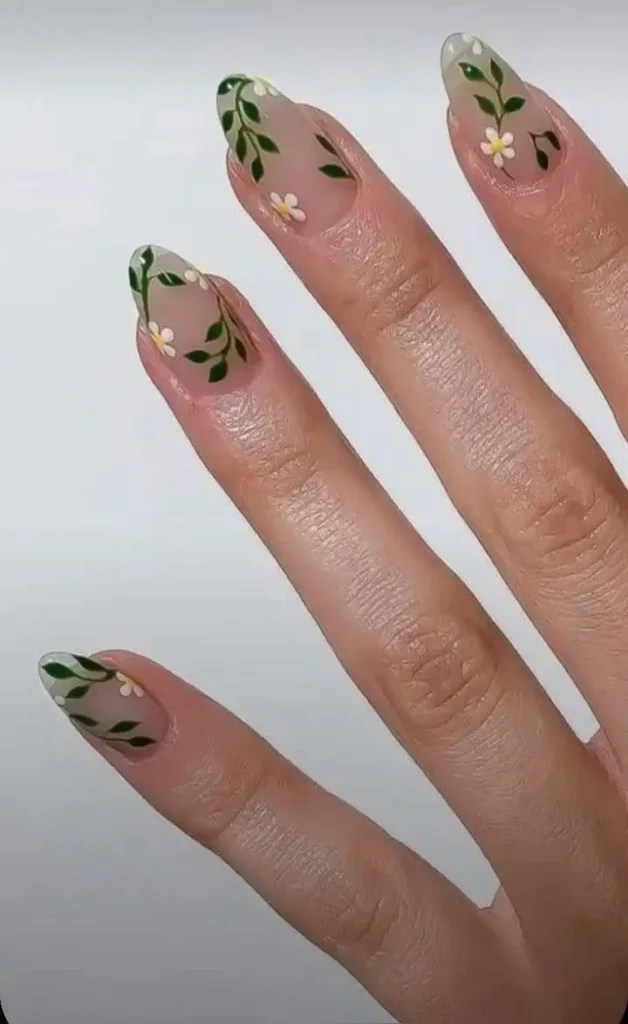 15 Fall Nail Ideas That Feel Cozy, Chic, and Perfect for Autumn Days 13 Simple Leaf Nail Designs