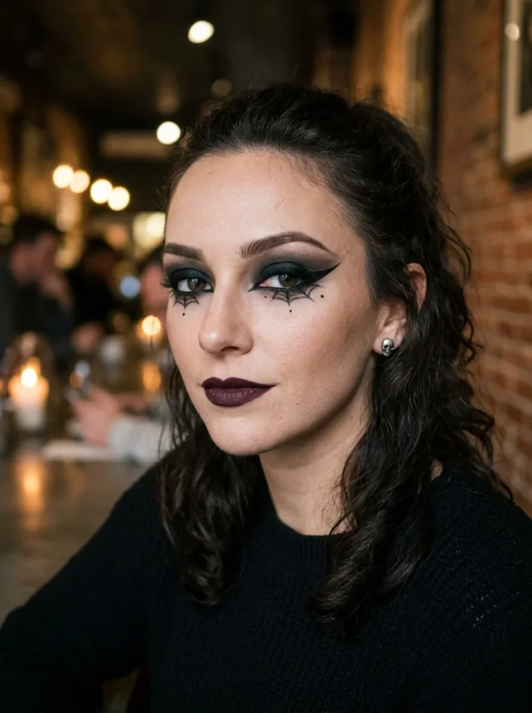 16 Halloween Makeup Looks, Sorted by How Much Time You Actually Have 4 Smoky Cat Eye Sharpened