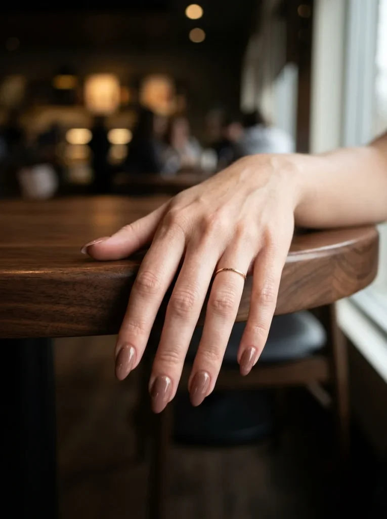 16 Cute Fall Nails That Will Make Your Autumn Manicure Look Cozy and Trendy 13 Soft Mocha for Everyday Wear