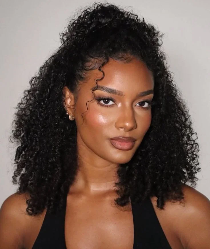 17 Short Natural Hairstyles Ideas That Look Cute, Fresh, and Seriously Stylish 15 Soft Natural Curls With Laid Edges