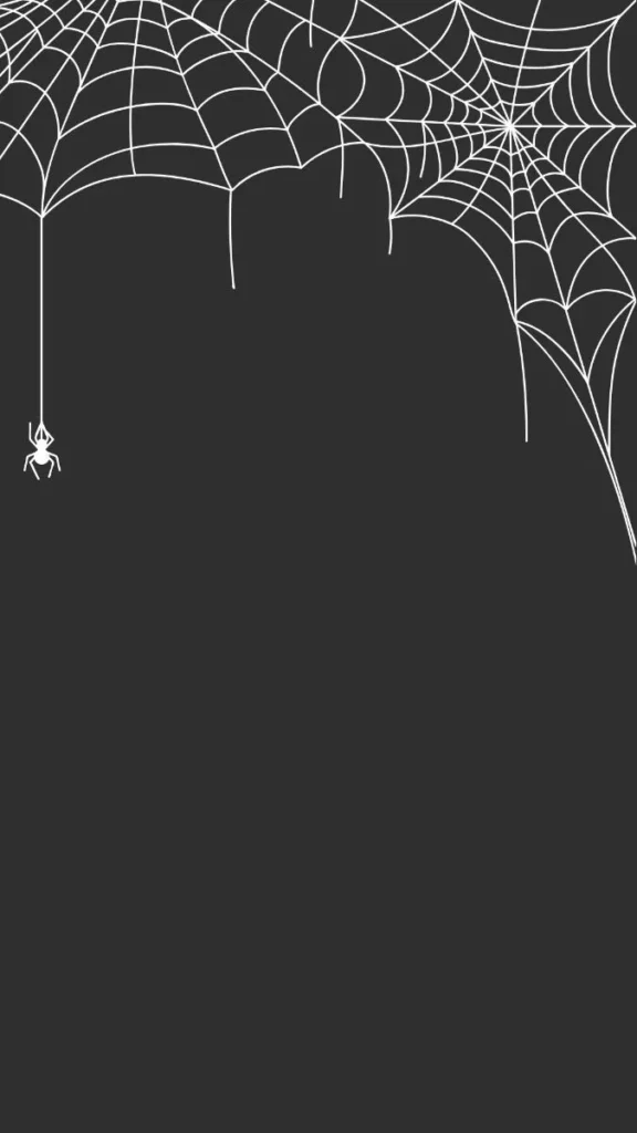 Give Your Screen a Spooky Glow With These 17 Halloween Wallpaper Ideas 14 Spiderweb Corner Wallpaper
