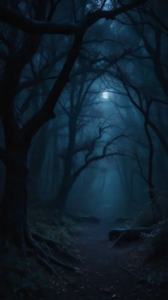 Give Your Screen a Spooky Glow With These 17 Halloween Wallpaper Ideas 8 Spooky Forest With Fog