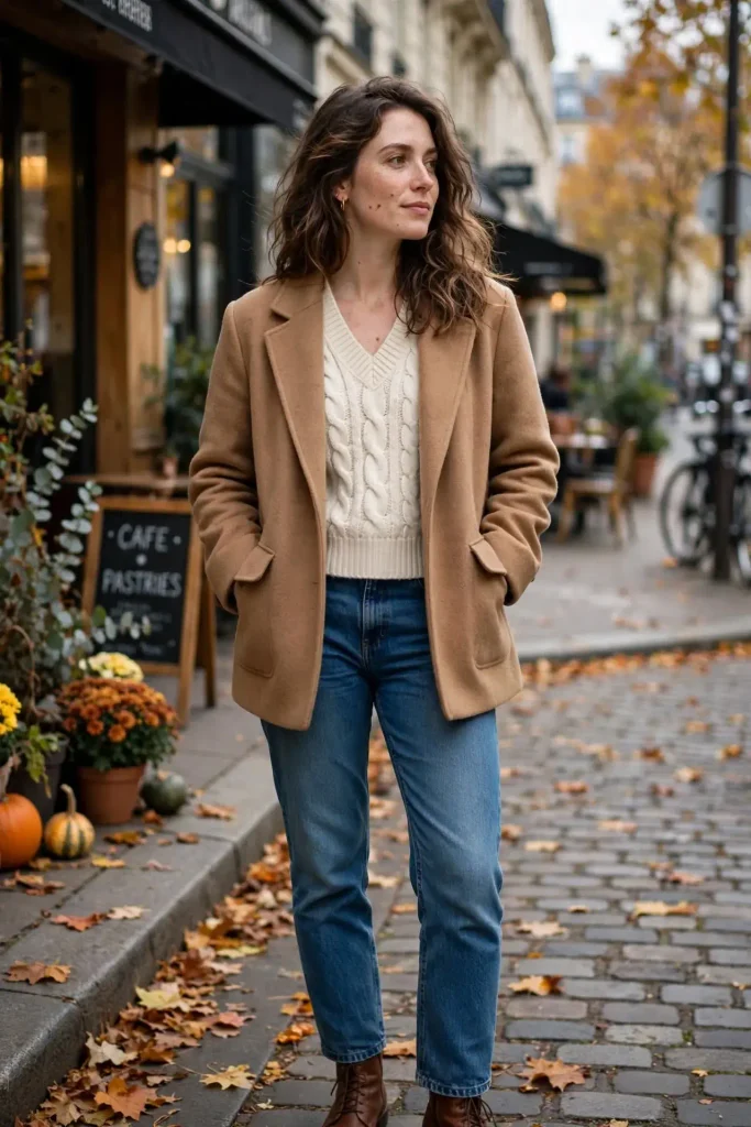 14 Fall Sweater Outfits, Sorted by the Sweater You Already Own 13 Sweater Vest Layered Under a Jacket