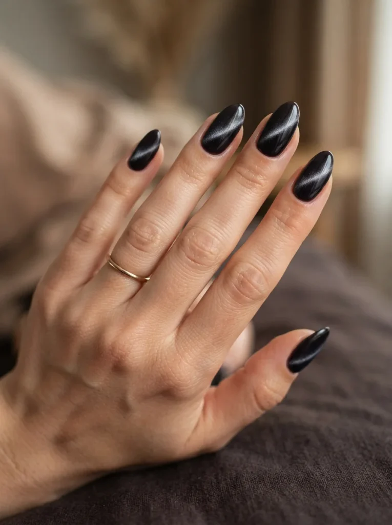 14 Fall Cat Eye Nails, Bred Like a Catalogue of Cats 15 The Black Panther Coated Cat